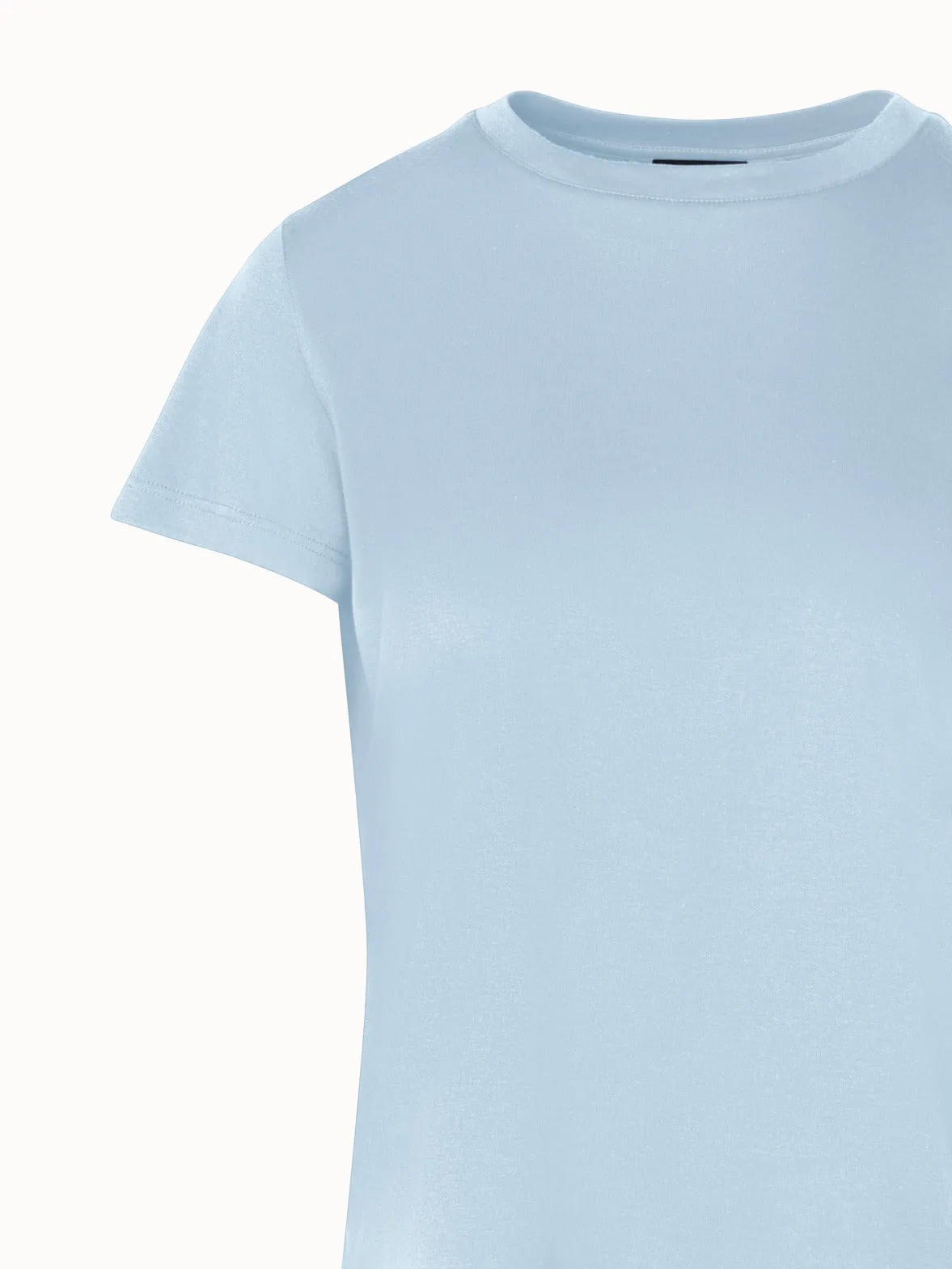 Fitted Cotton Jersey T-Shirt