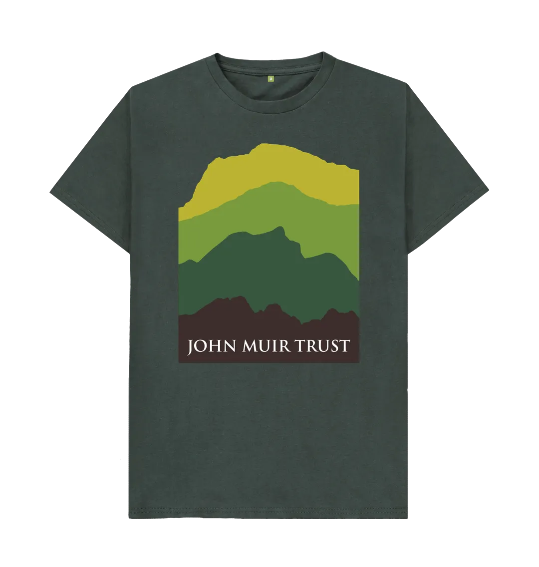 Four Mountains Men's T-shirt - New Green