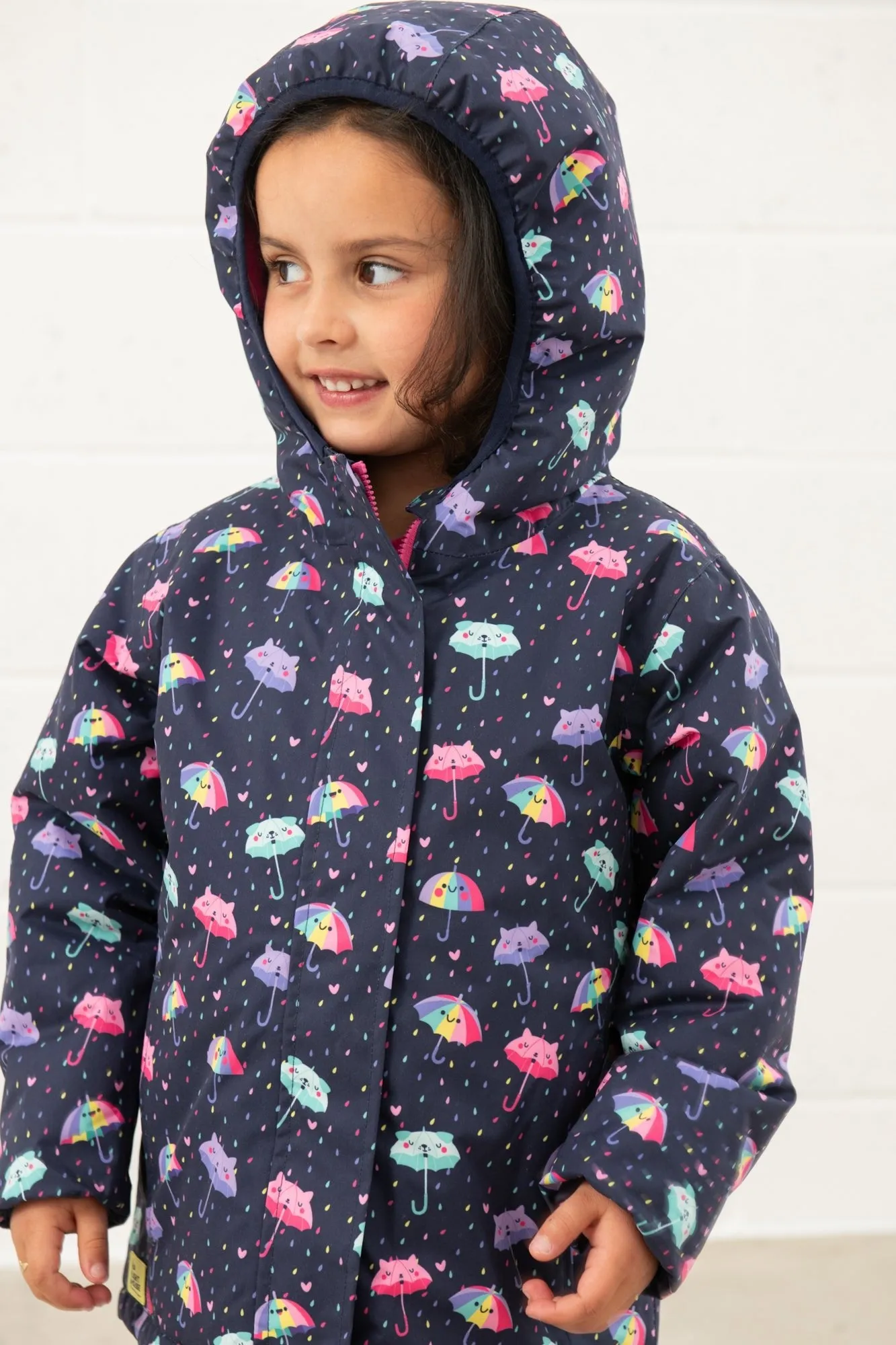 Freya Coat - Umbrella Print