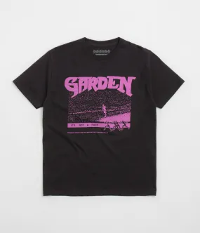 Garden Not A Race T-Shirt - Black / Pink