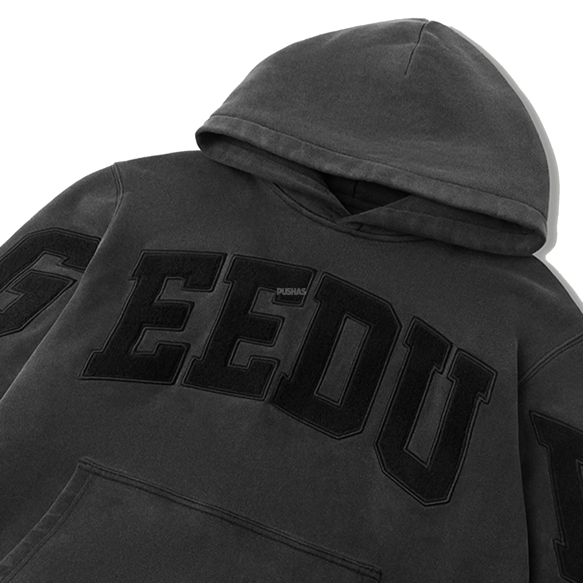 Geedup Team Logo Hoodie 'Vintage Washed Black' (2024)