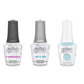 Gelish Combo - Base, Top & Not So Prince Charming