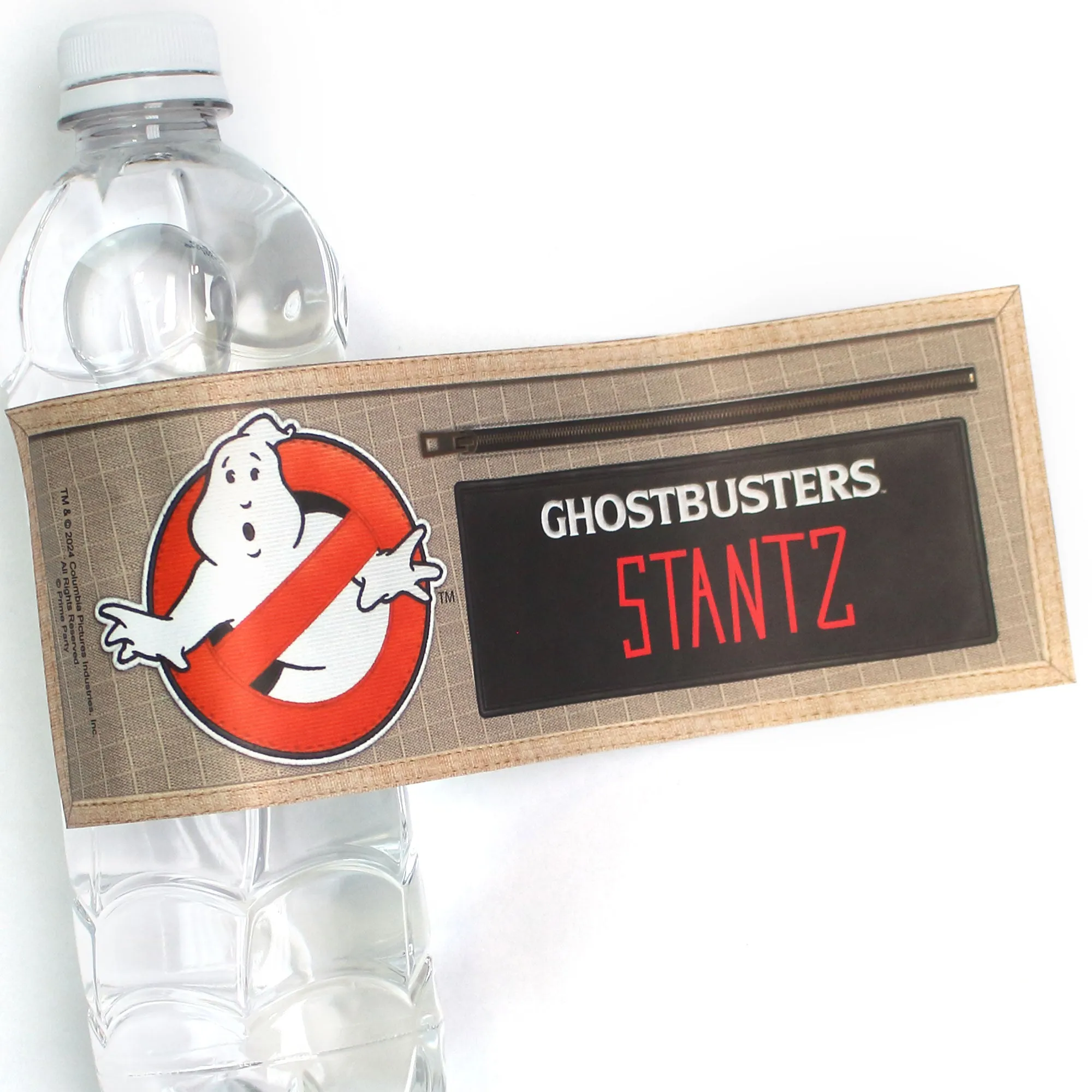 Ghostbusters Water Bottle Labels (Set of 16)