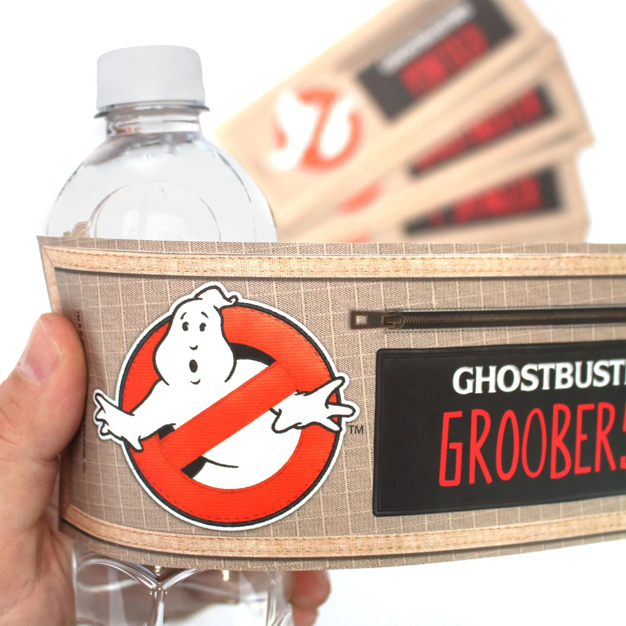 Ghostbusters Water Bottle Labels (Set of 16)