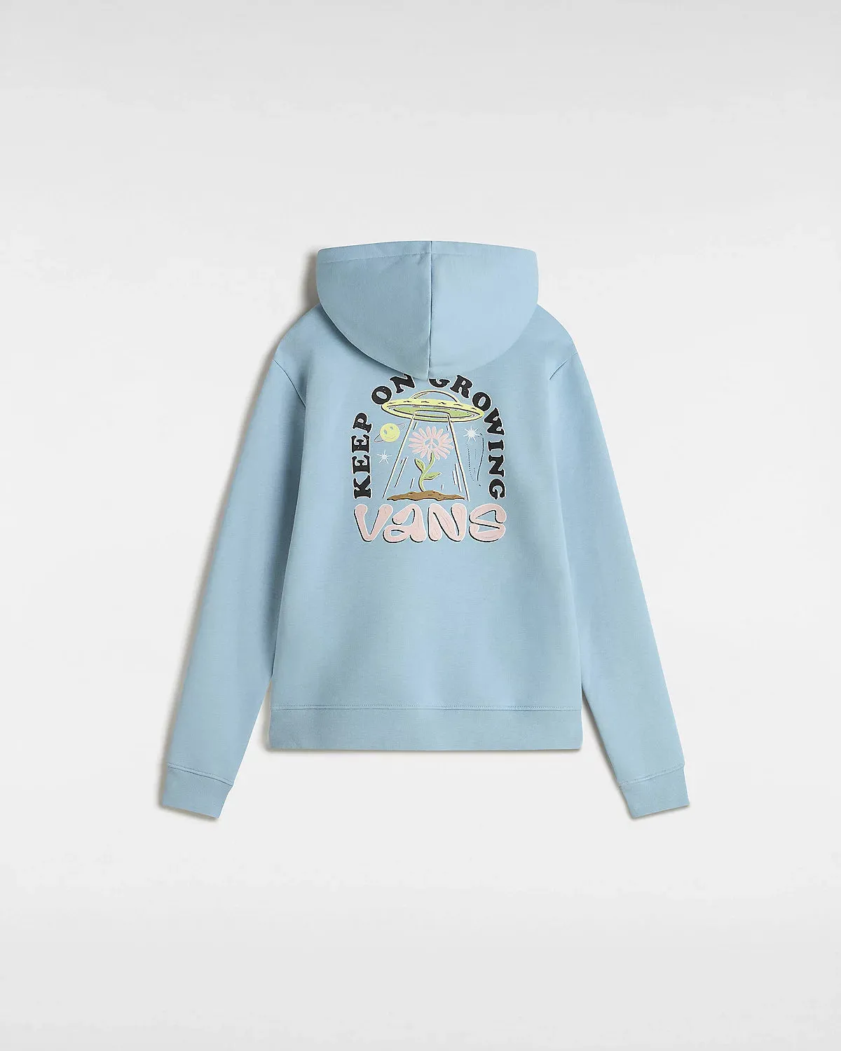 Girls Always Growing Hoodie in Dusty Blue