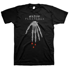 Grave Pleasures "Skeleton Hand" Black T-Shirt