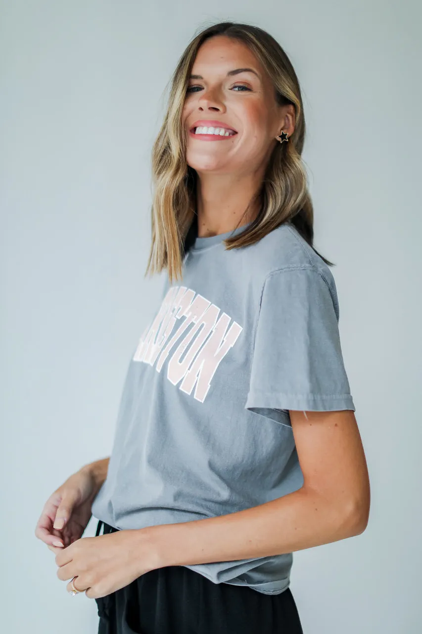 Grey Charleston Graphic Tee