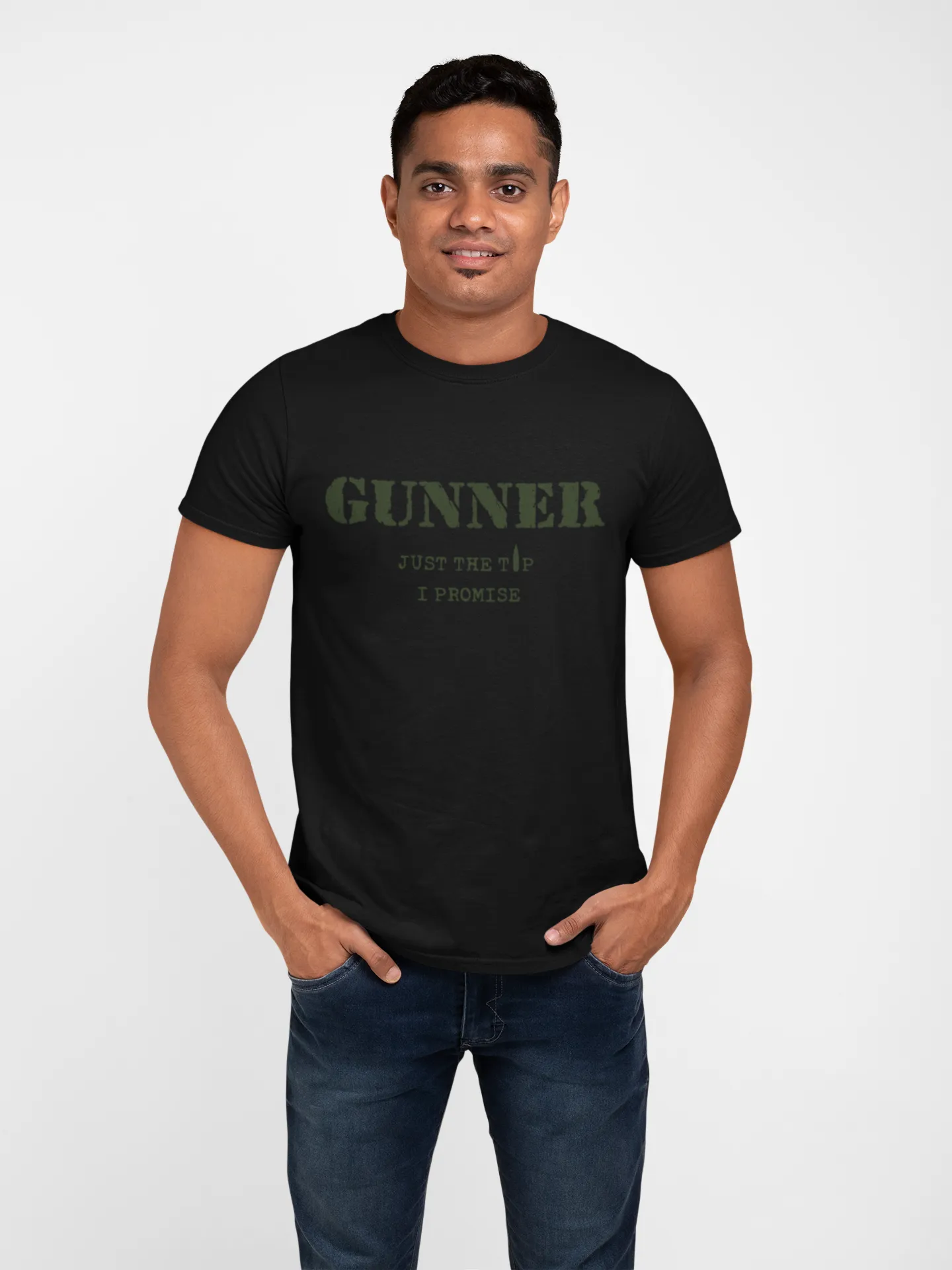 Gunner T-shirt - Just the Tip, I Promise (Men)