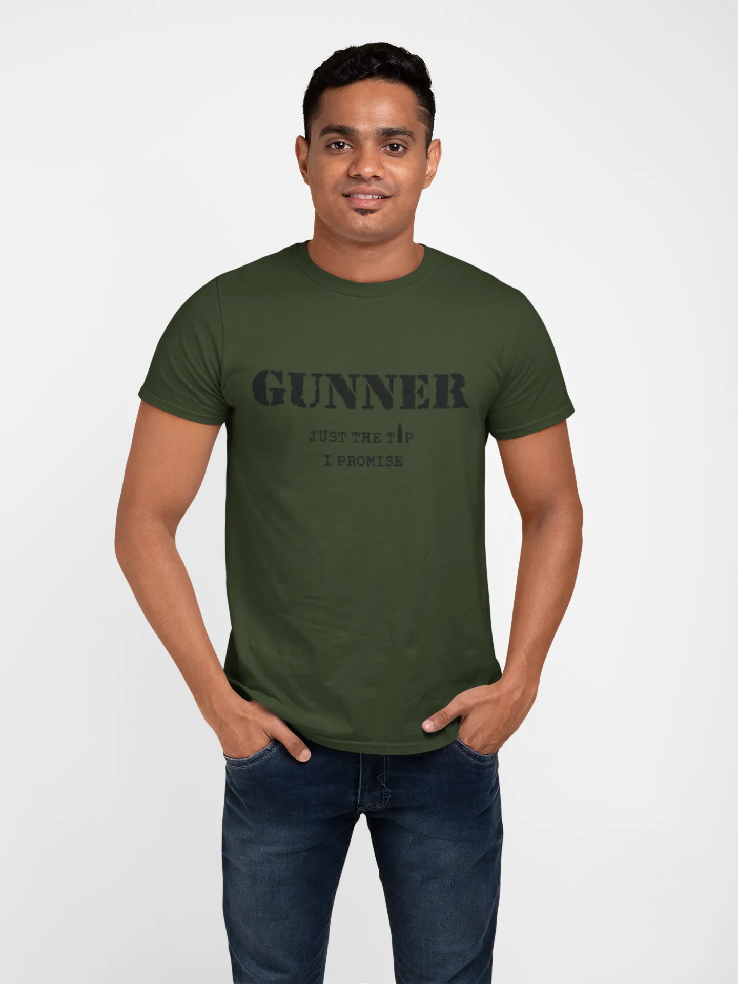 Gunner T-shirt - Just the Tip, I Promise (Men)