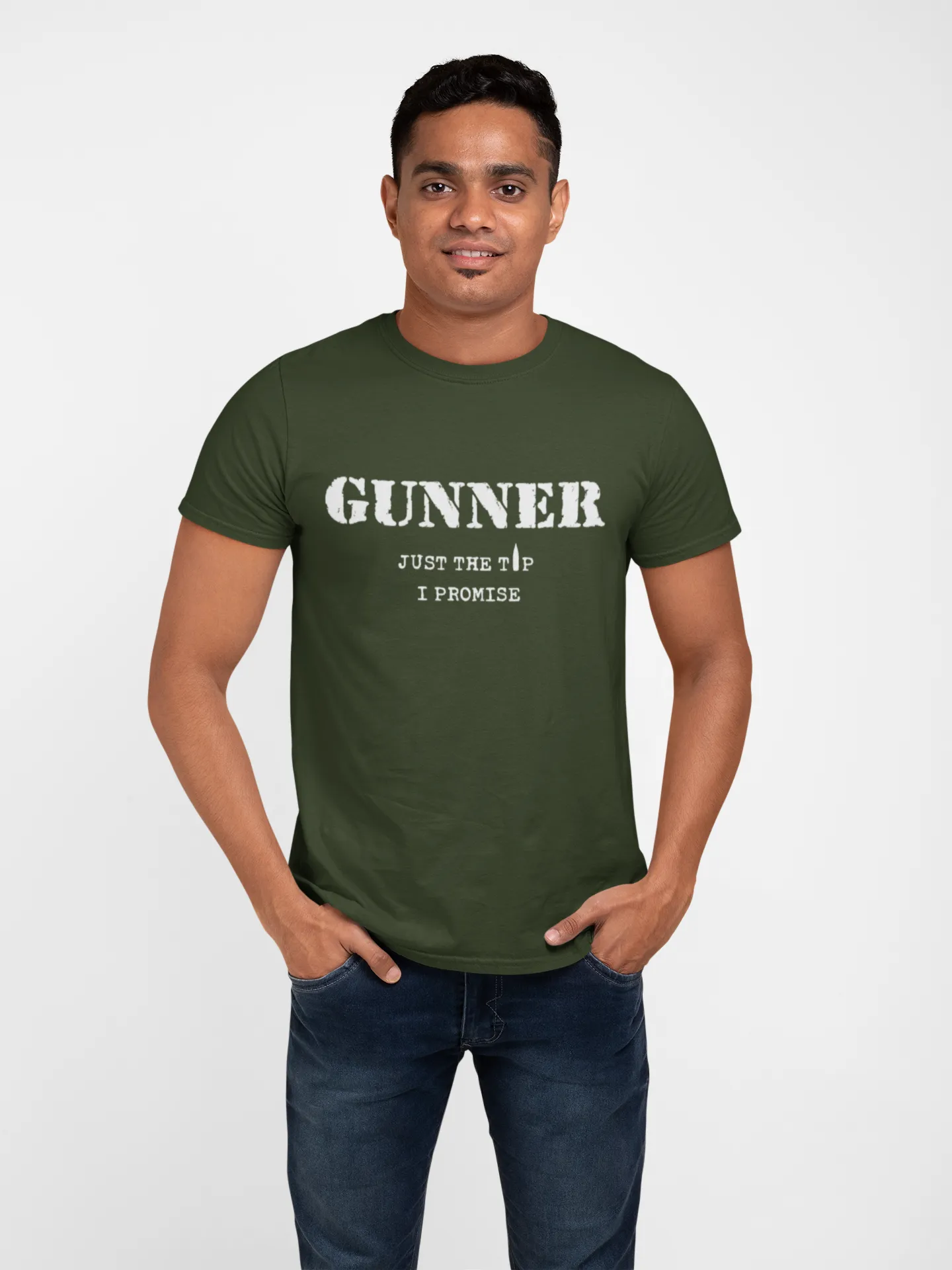 Gunner T-shirt - Just the Tip, I Promise (Men)