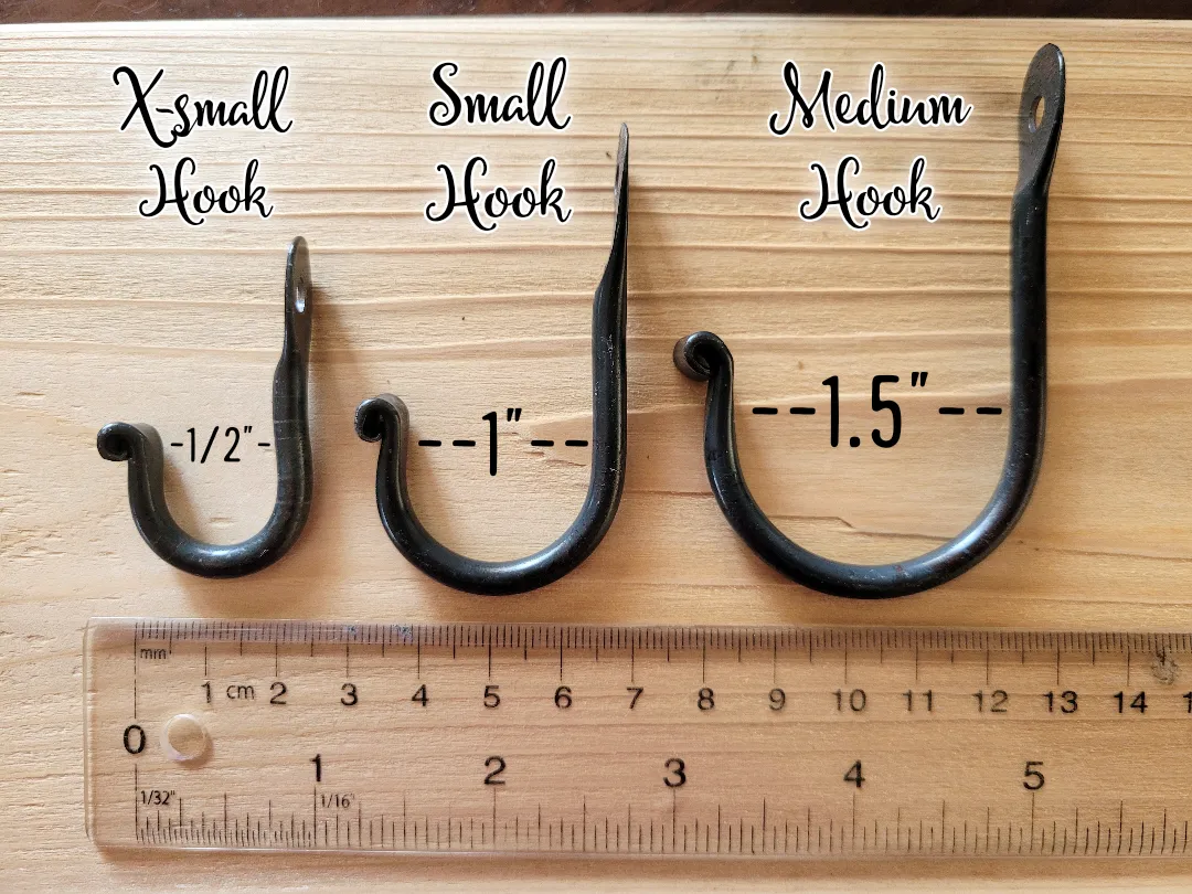 Hand Forged Wall Hooks