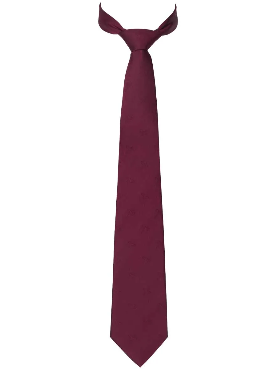 HARKILA Retrieve Pheasant Silk Country Tie - Burgundy