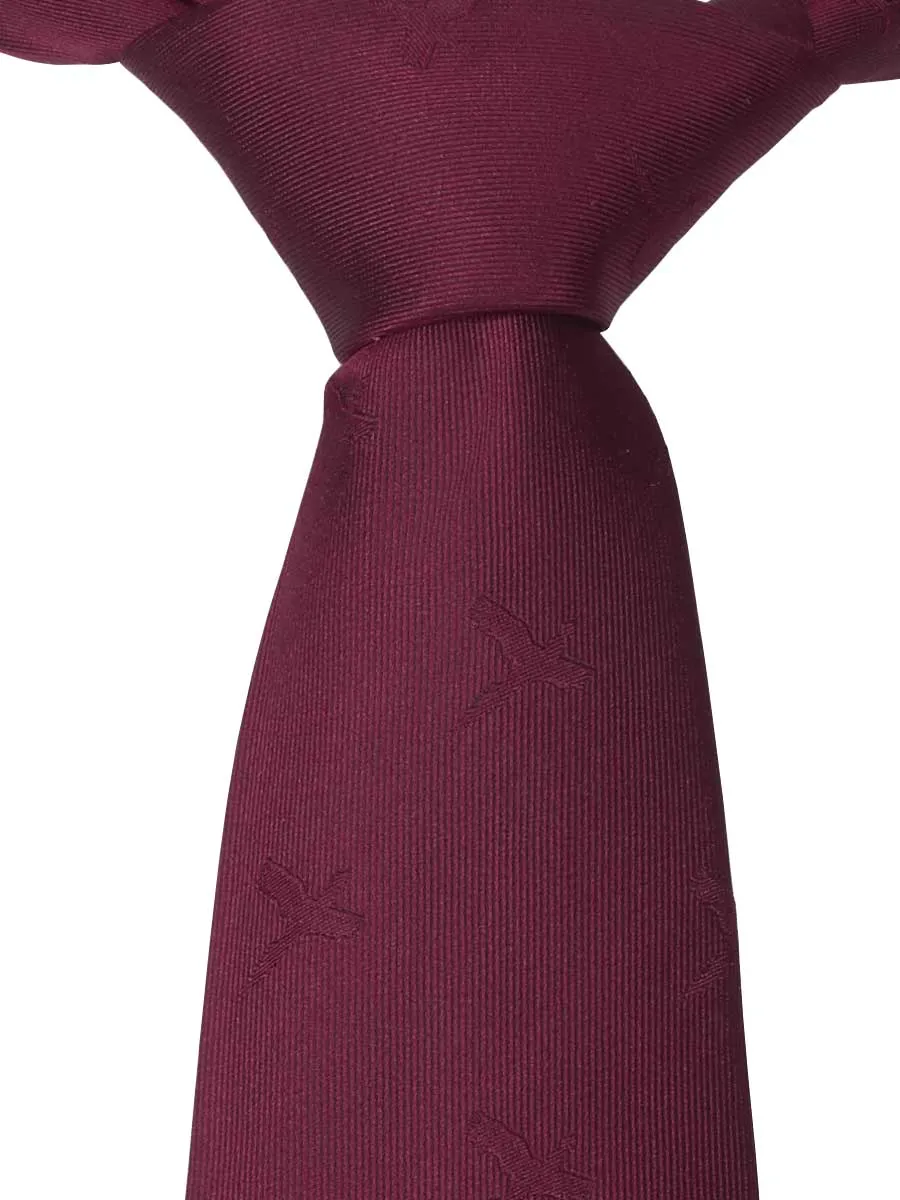 HARKILA Retrieve Pheasant Silk Country Tie - Burgundy