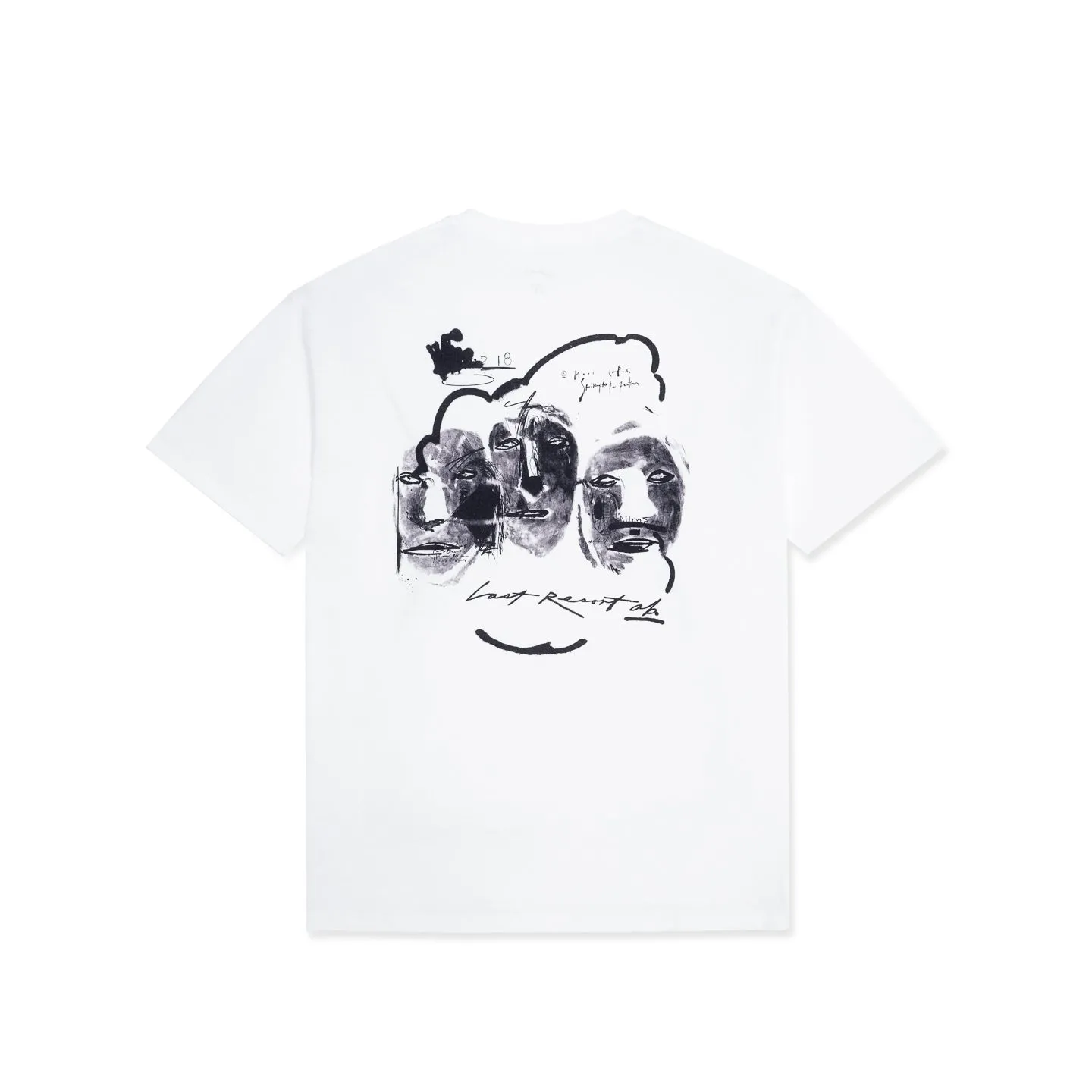 Heads SS Tee (White/Black)