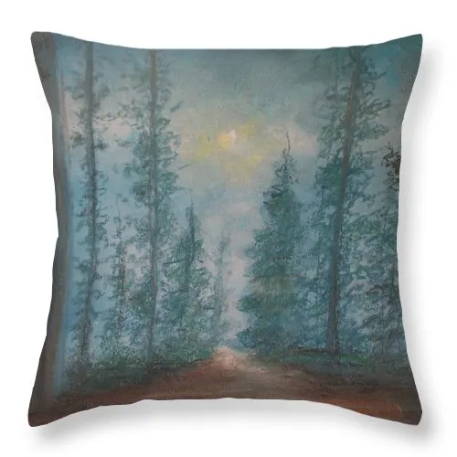 Hiking In Sea - Throw Pillow