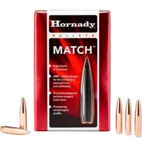 Hornady .224 22 Cal 53gr HP Match Projectiles - 100pk