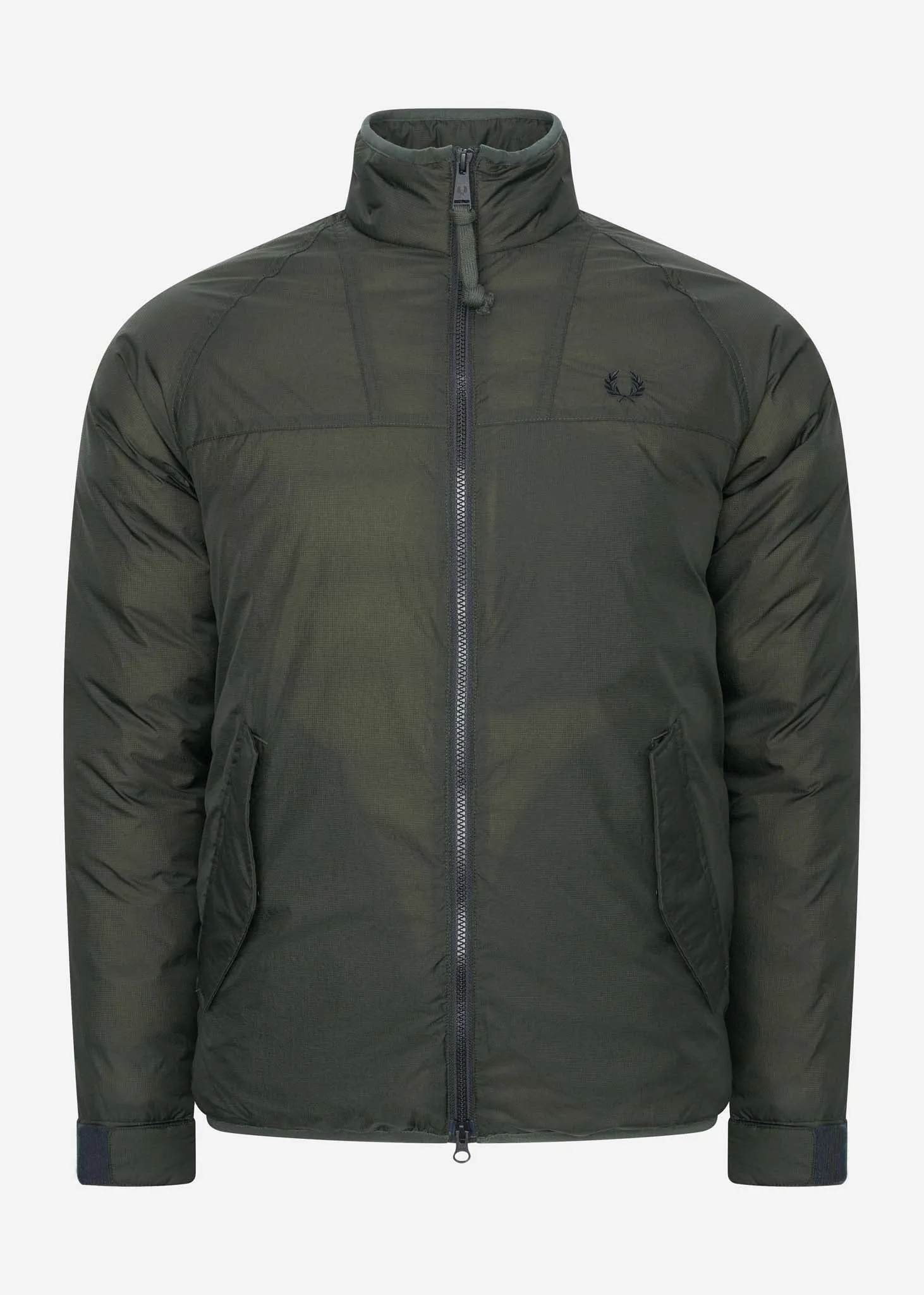 Insulated zip-through jacket - hunting green