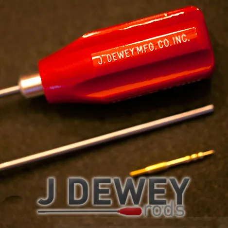 J Dewey .17-20cal Stainless Steel Cleaning Rod