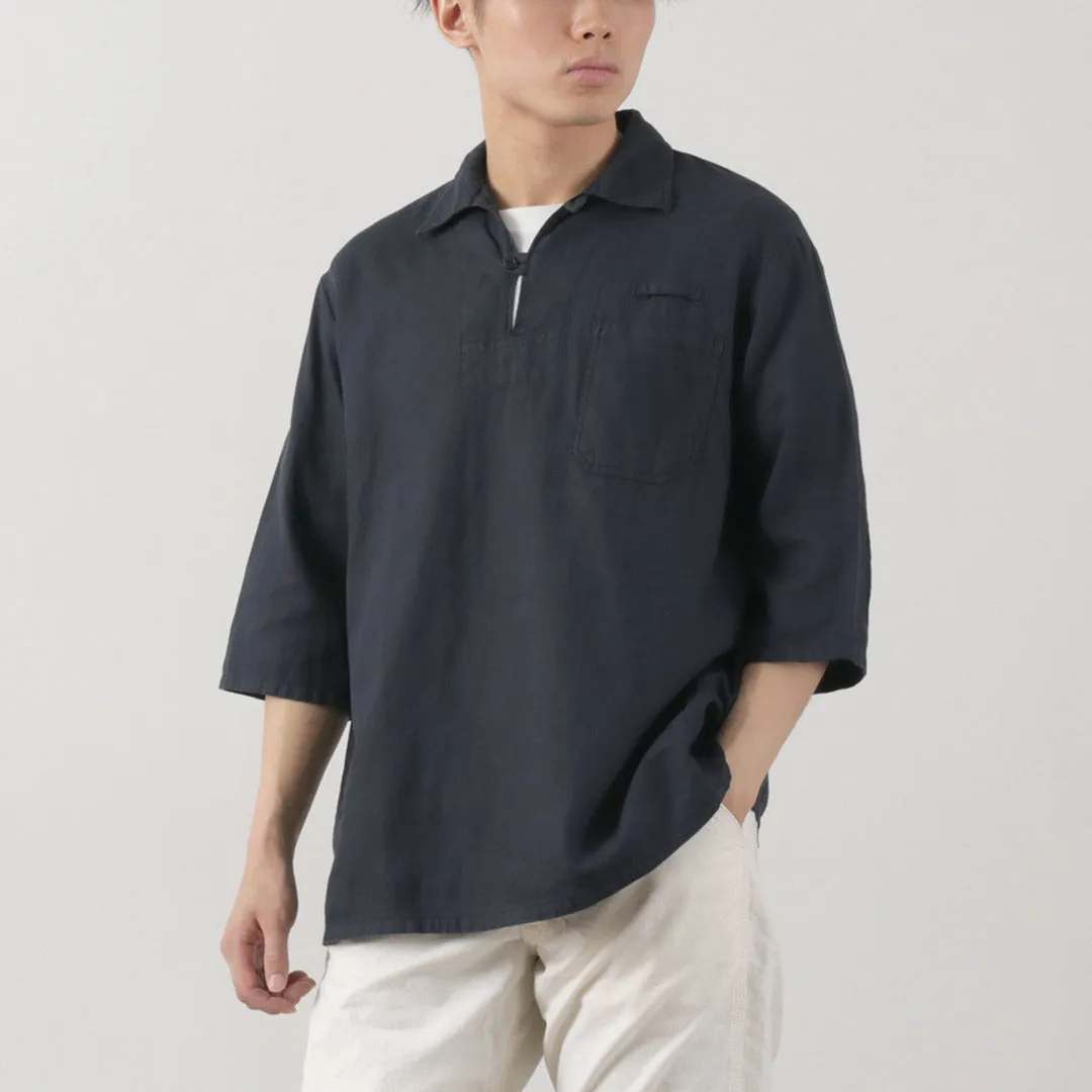 JAPAN BLUE JEANS / CODE:SILVER Military Pullover Shirt