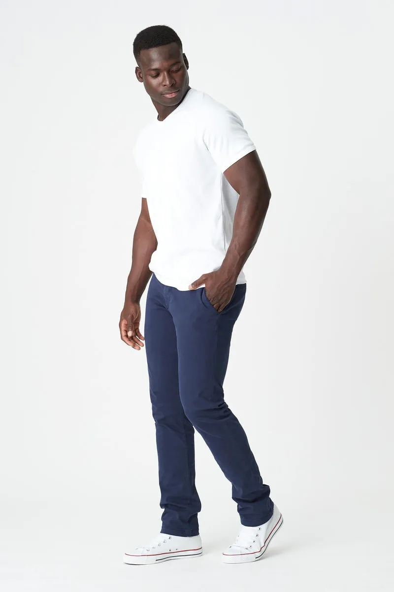 Johnny Chinos - Marine Blue Twill