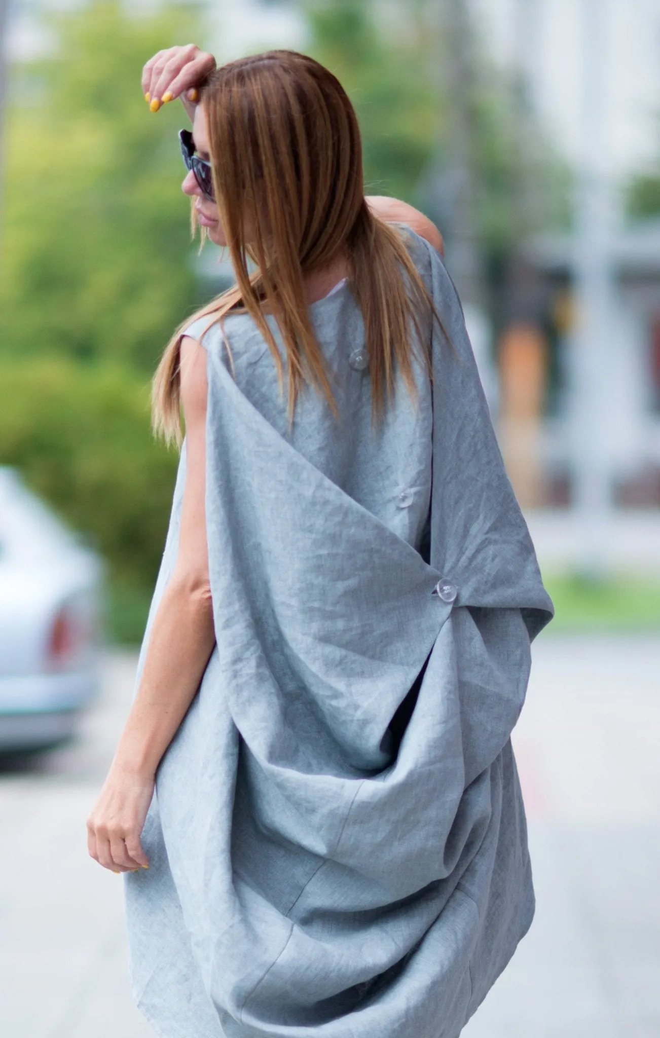 JUDY Long Linen Tunic