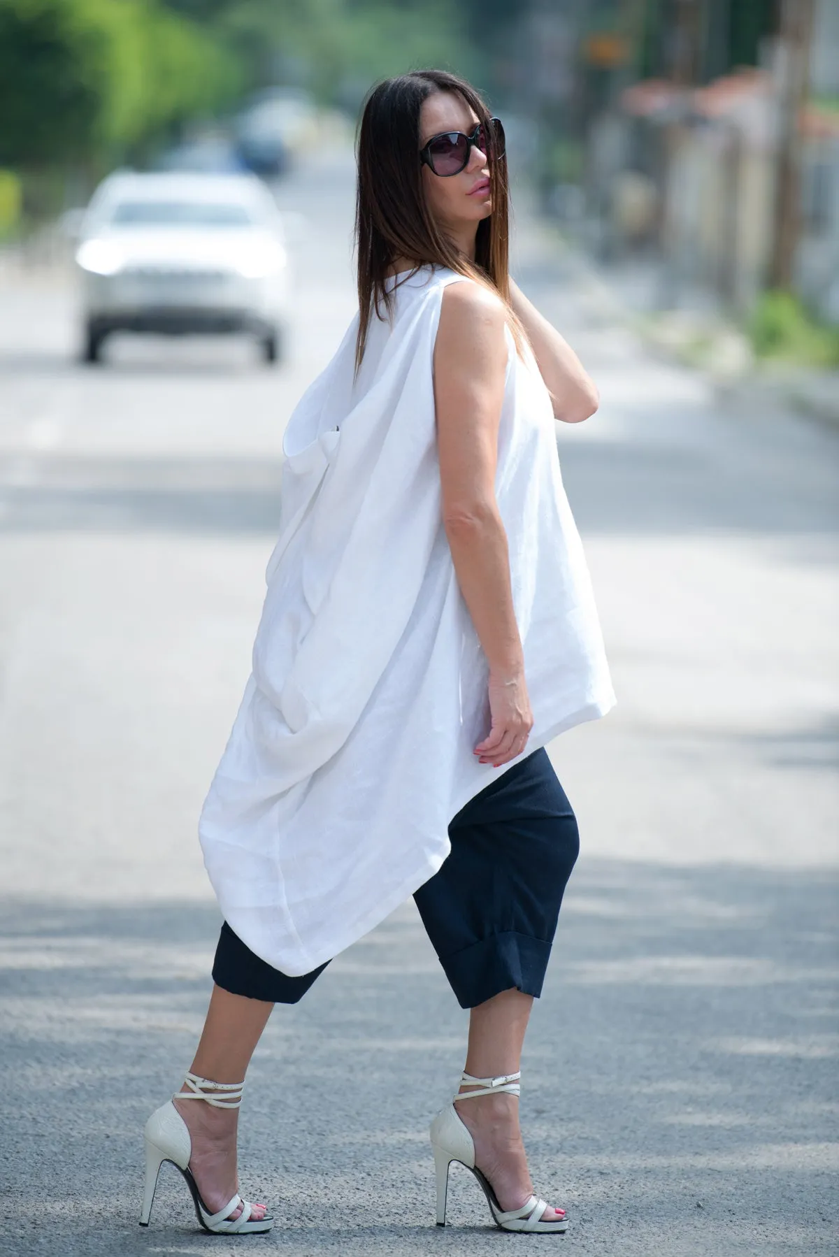 JUDY Long Linen Tunic