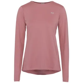 Kari Traa Women&#x27;s Nora 2.0 Long Sleeve Pastel Dusty Pink | Buy Kari Traa Women&#x27;s Nora 2.0 Long Sleeve Pastel Dusty Pink here | Outnorth