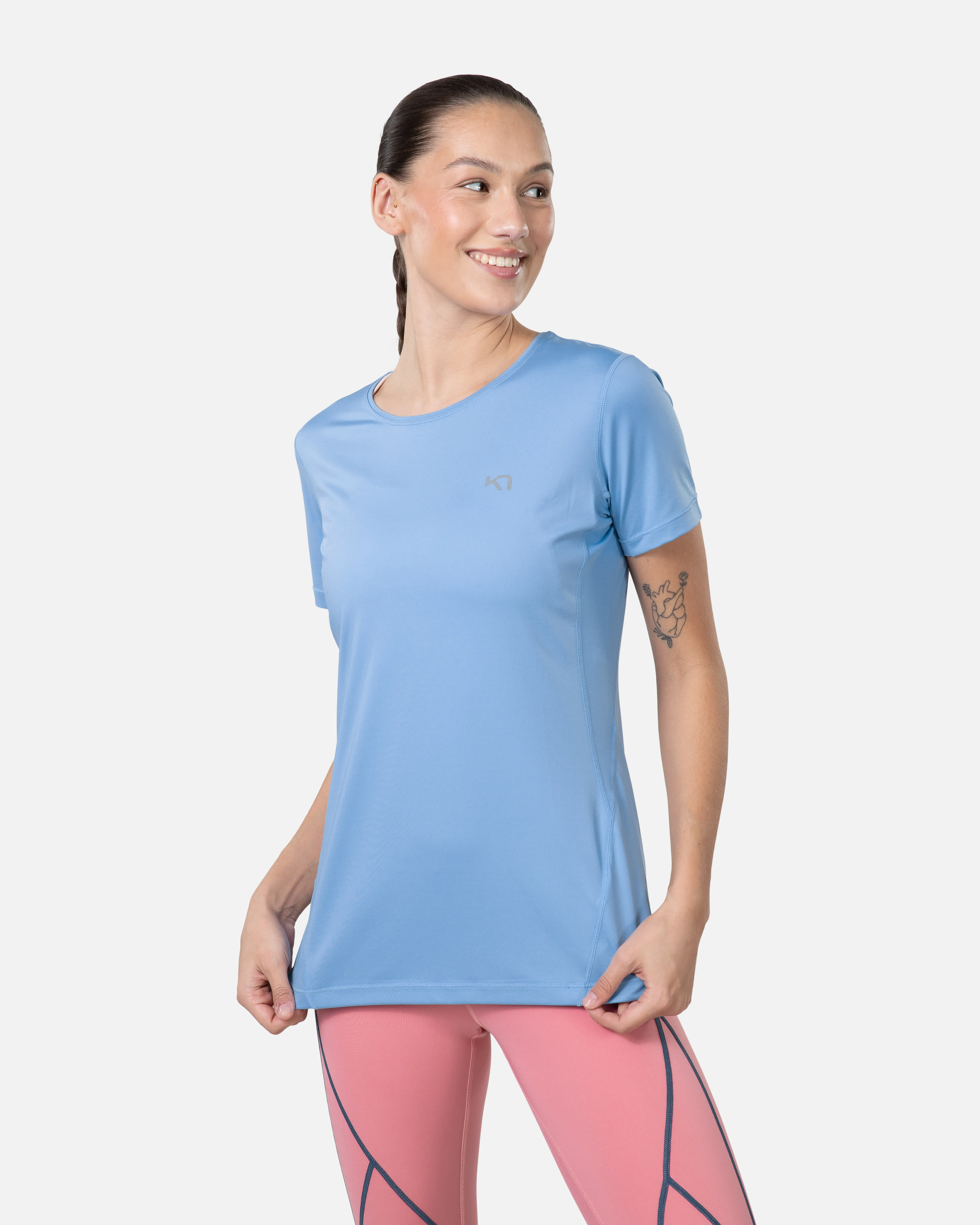 Kari Traa Women&#x27;s Nora 2.0 Tee Pastel Light Blue | Buy Kari Traa Women&#x27;s Nora 2.0 Tee Pastel Light Blue here | Outnorth