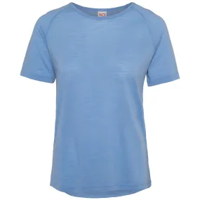 Kari Traa Women&#x27;s Sanne Wool Tee Pastel Light Blue | Buy Kari Traa Women&#x27;s Sanne Wool Tee Pastel Light Blue here | Outnorth