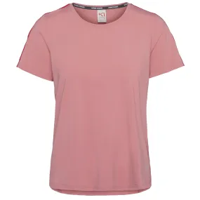 Kari Traa Women&#x27;s Vilde Tee Pastel Dusty Pink | Buy Kari Traa Women&#x27;s Vilde Tee Pastel Dusty Pink here | Outnorth