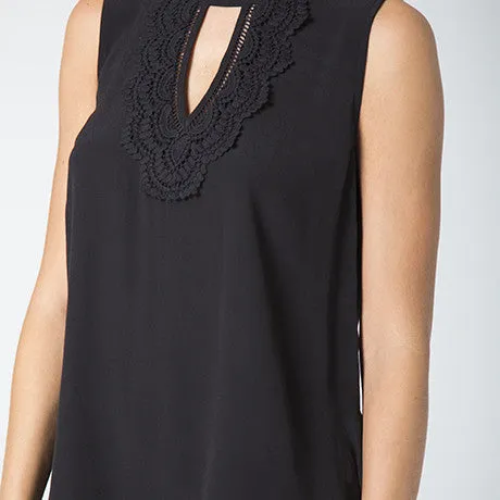 Keyhole Sleeveless Top