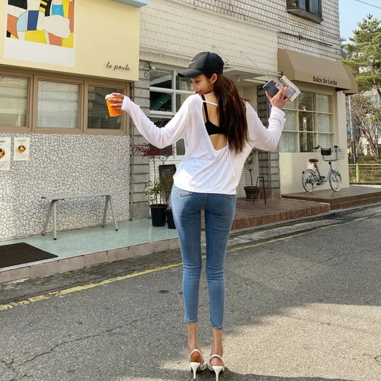 [Korean Style] Byren Slit Skinny Jeans