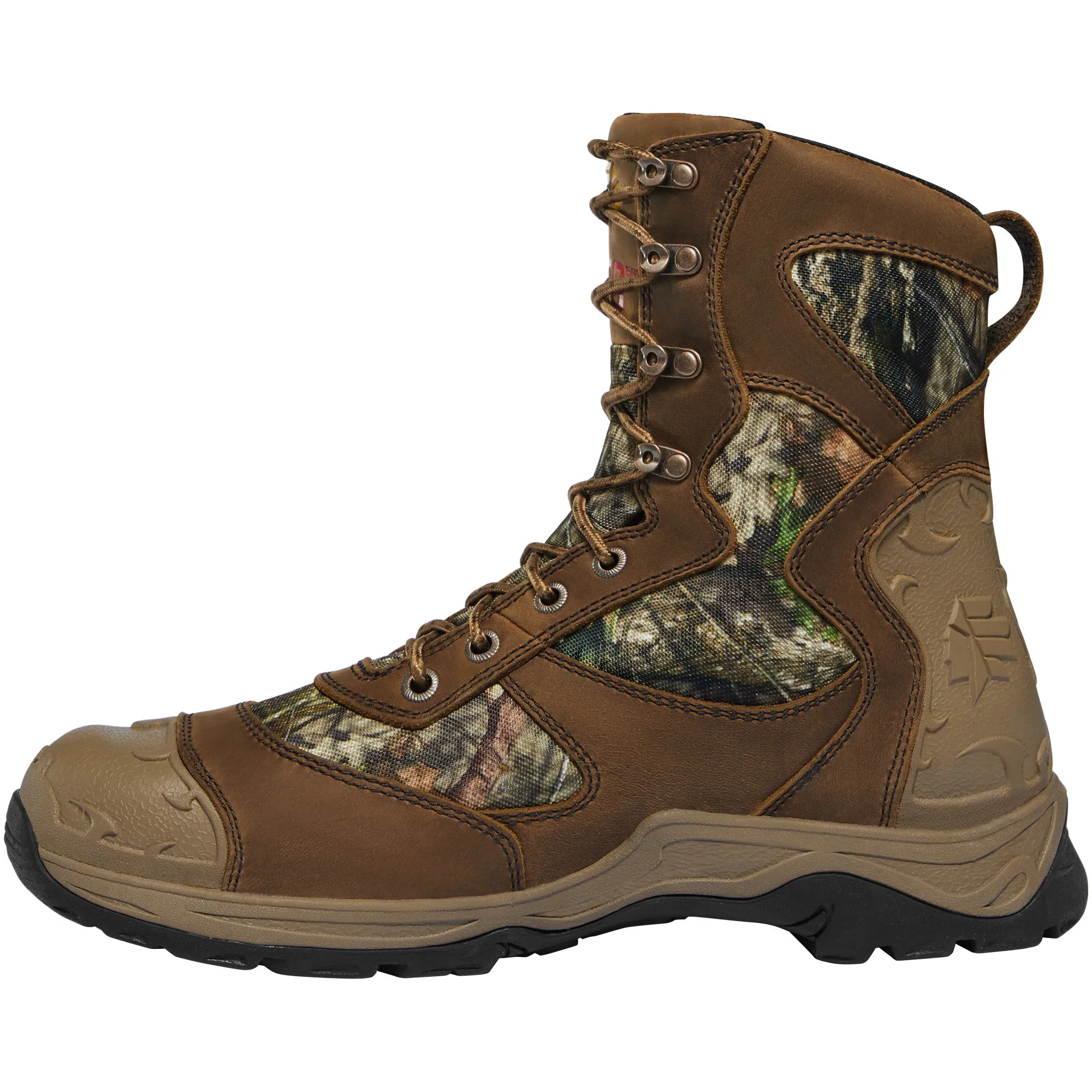 Lacrosse Men's Atlas 8" Soft Toe WP 1200G Ins Hunt Boot- Mossy Oak- 572113