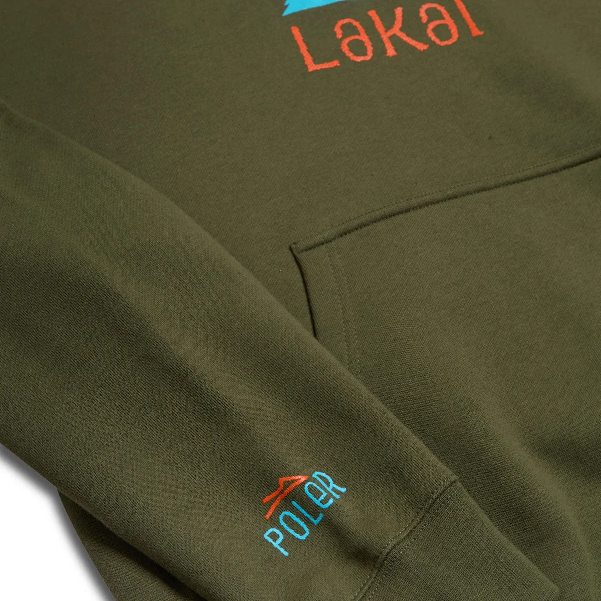 Lakai x Poler Summit Pull Over Hoodie - Olive