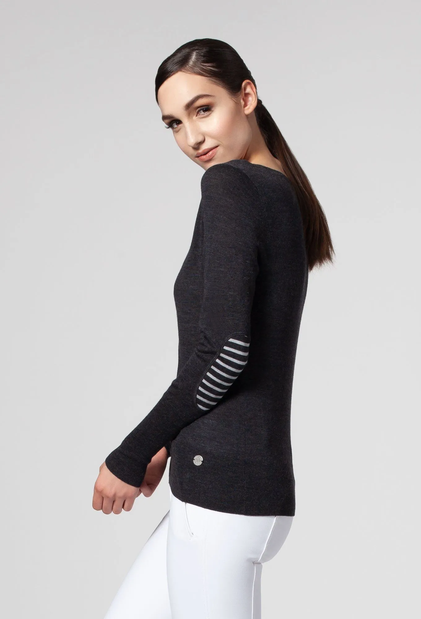 Leia Crew Neck Merino Sweater