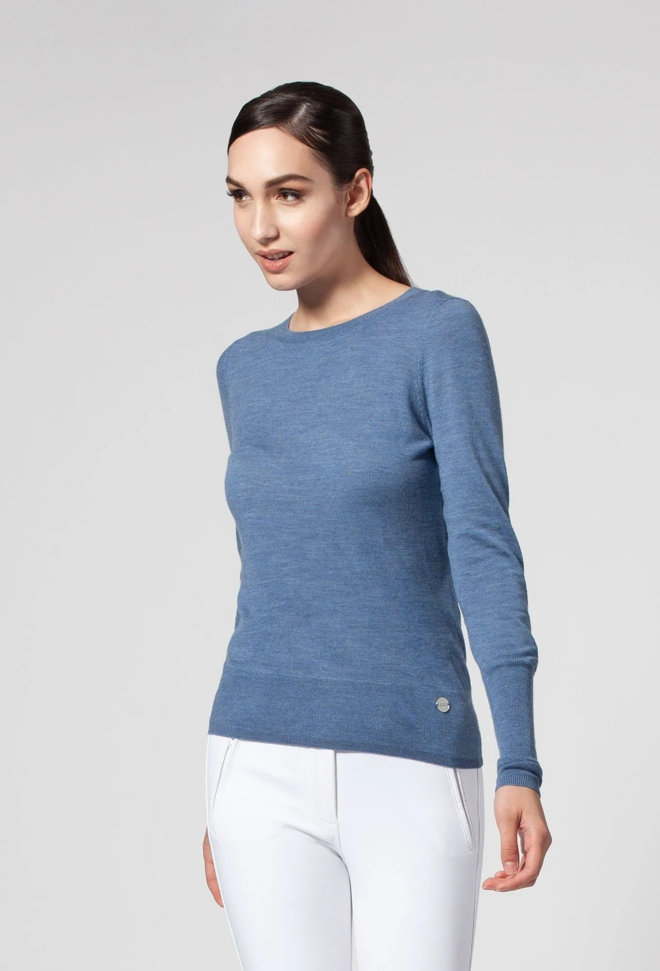 Leia Crew Neck Merino Sweater