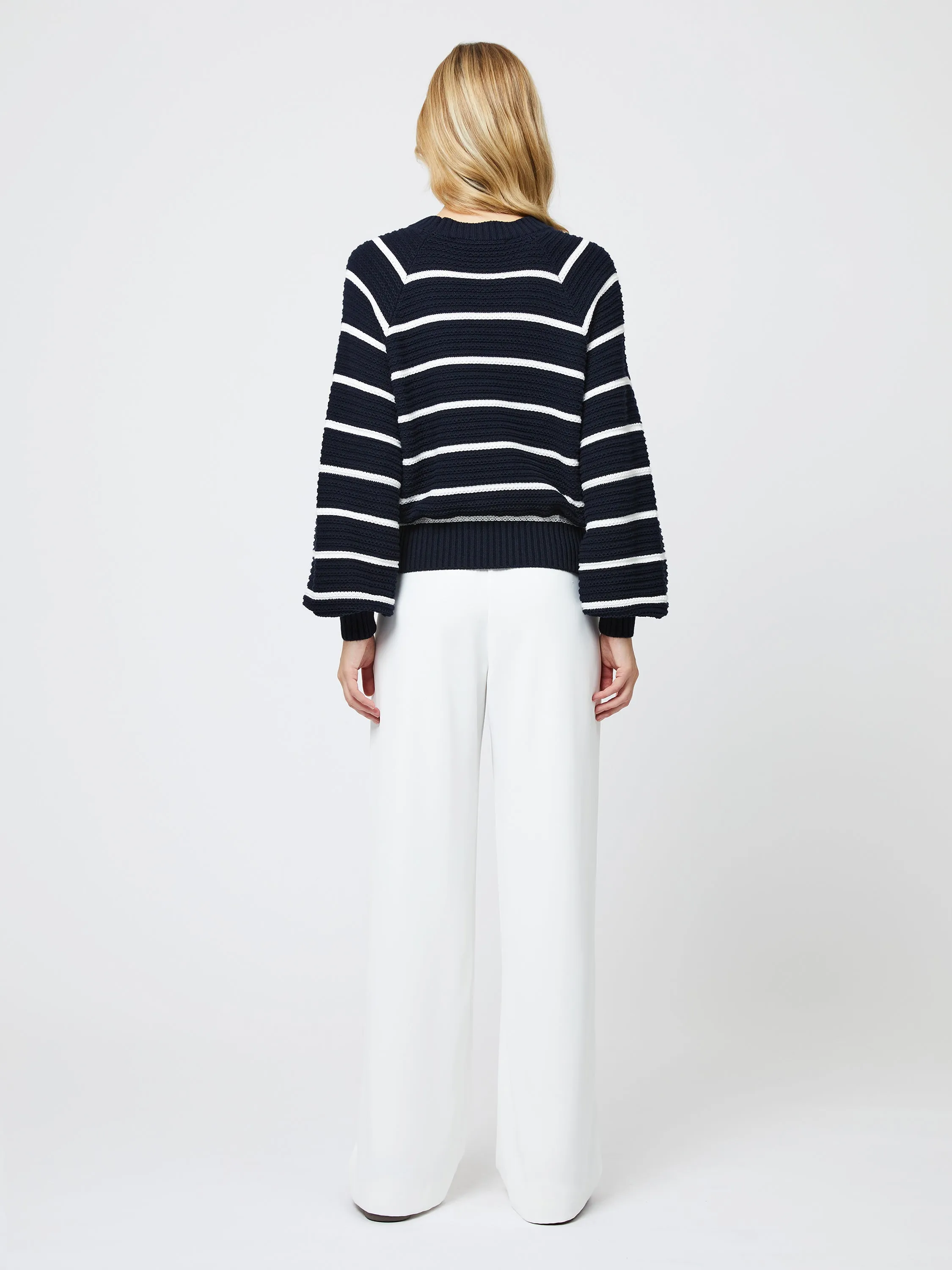 Lily Mozart Striped Crewneck Sweater