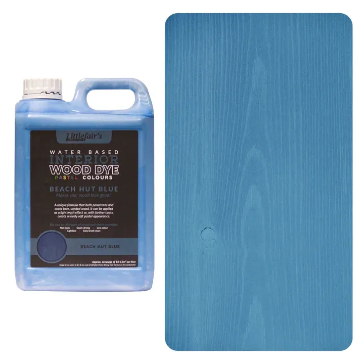 Littlefair's Interior Wood Dye - Beach Hut Blue