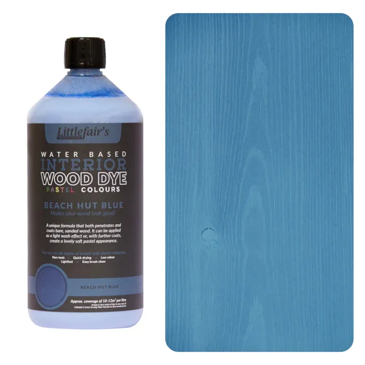 Littlefair's Interior Wood Dye - Beach Hut Blue