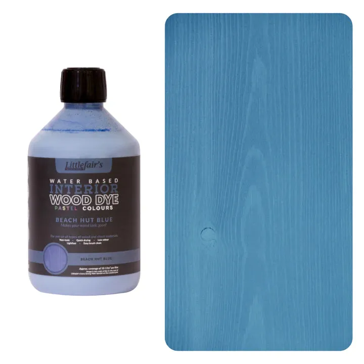 Littlefair's Interior Wood Dye - Beach Hut Blue