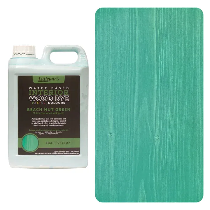 Littlefair's Interior Wood Dye - Beach Hut Green