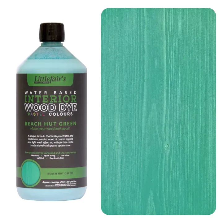 Littlefair's Interior Wood Dye - Beach Hut Green