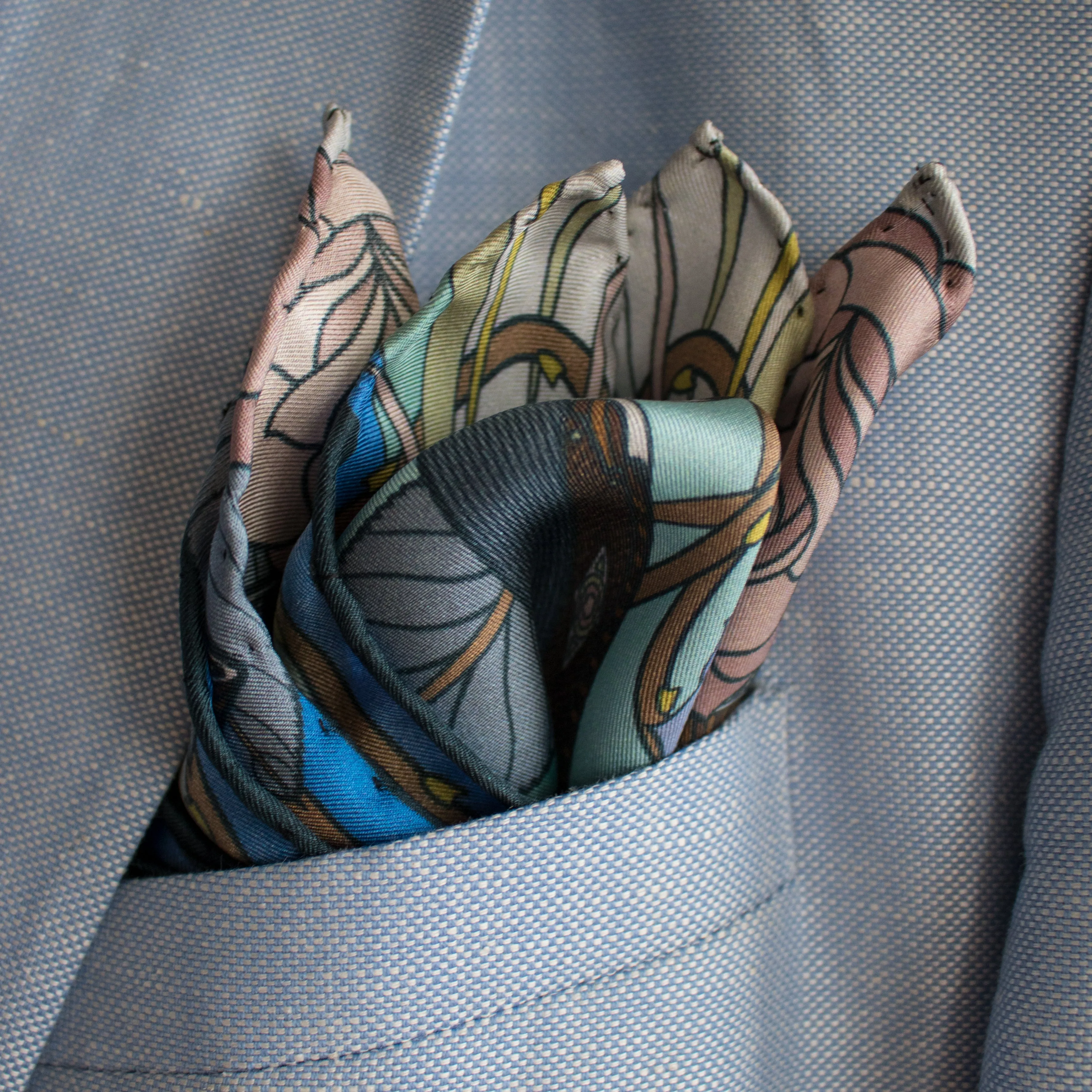 Maharaja's Rifle – Parma, Pocket Square