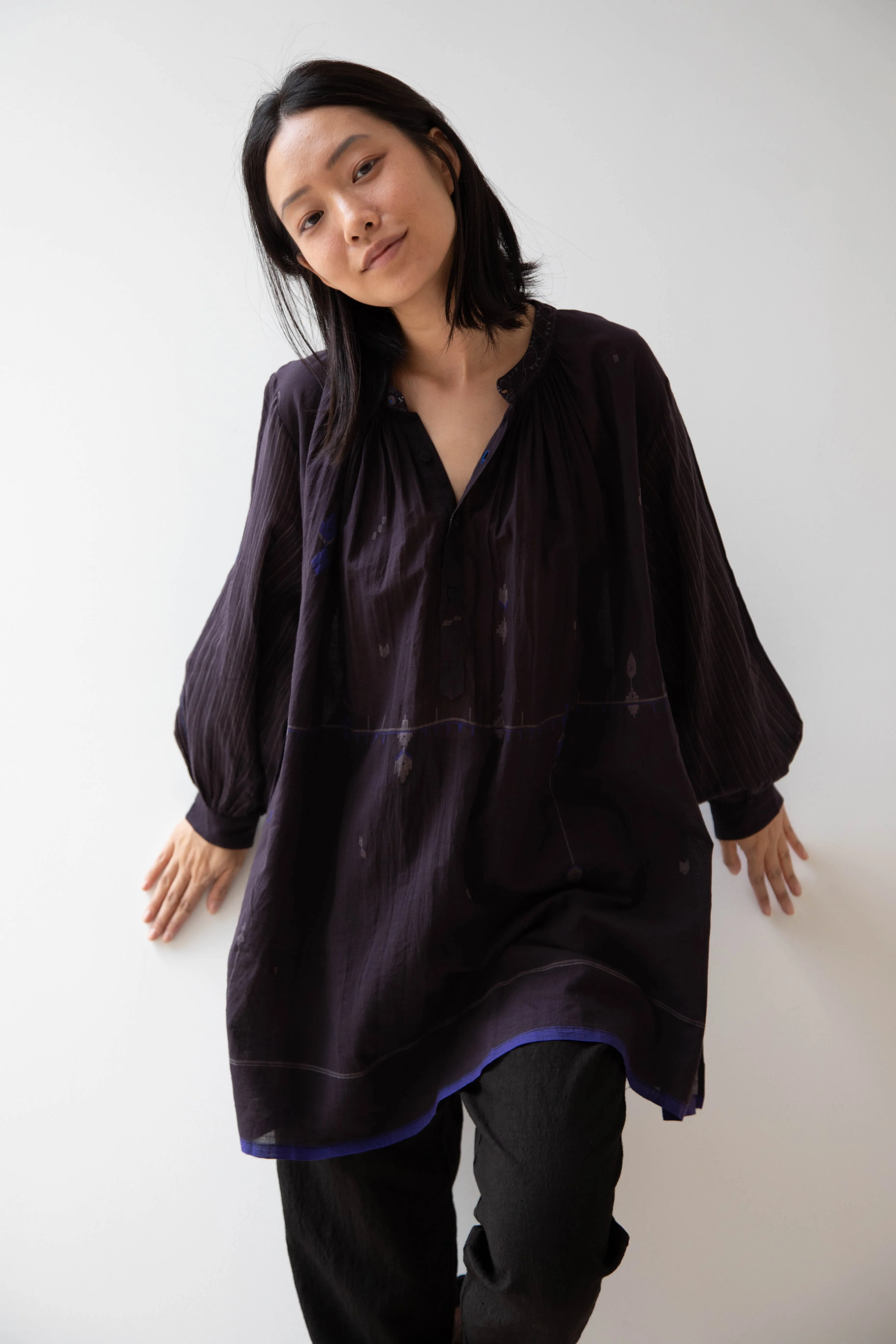 Maku | Colette Tunic in Jamdani Cotton