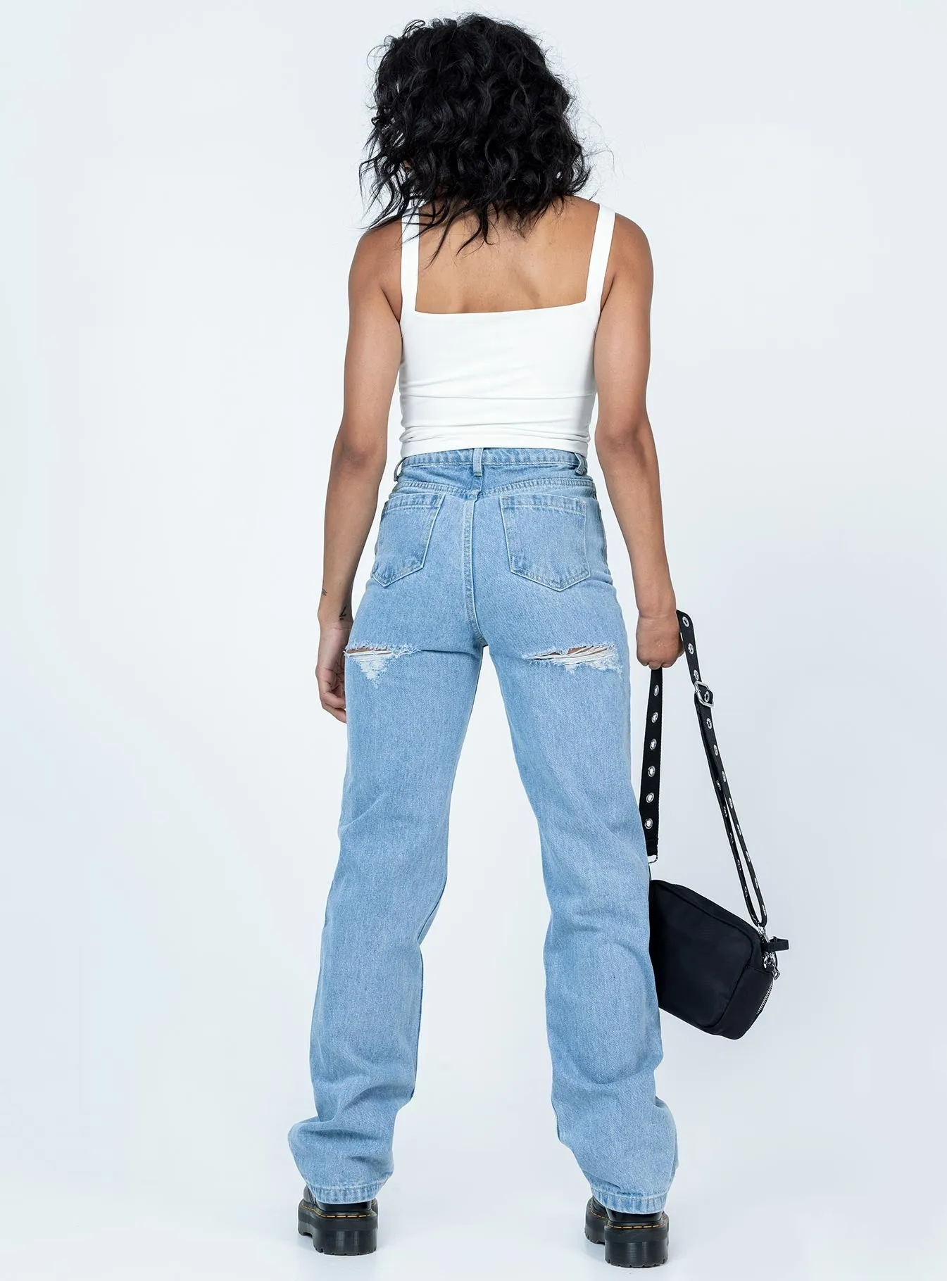 Marian Mid Rise Jeans Denim