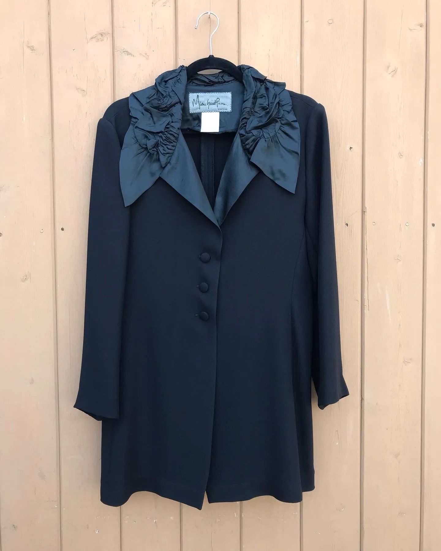 MARIE SAINT PIERRE Ruffle Embellished Tunic Jacket