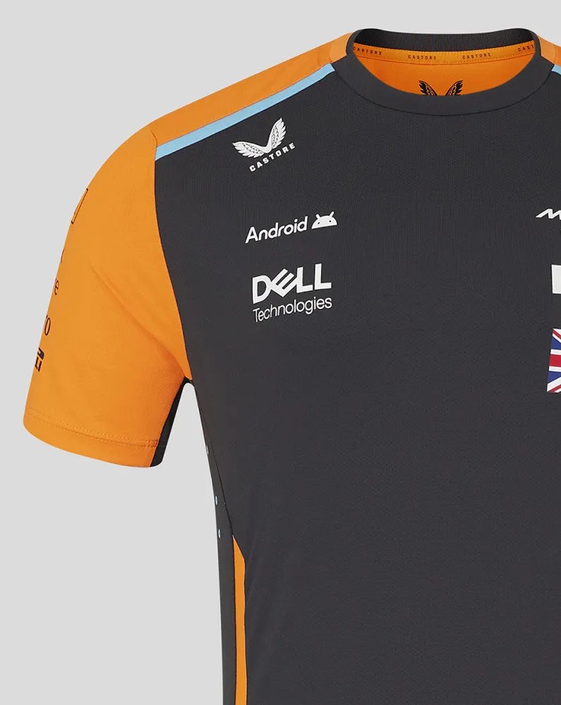 McLaren t-shirt, Castore, Lando Norris, gray