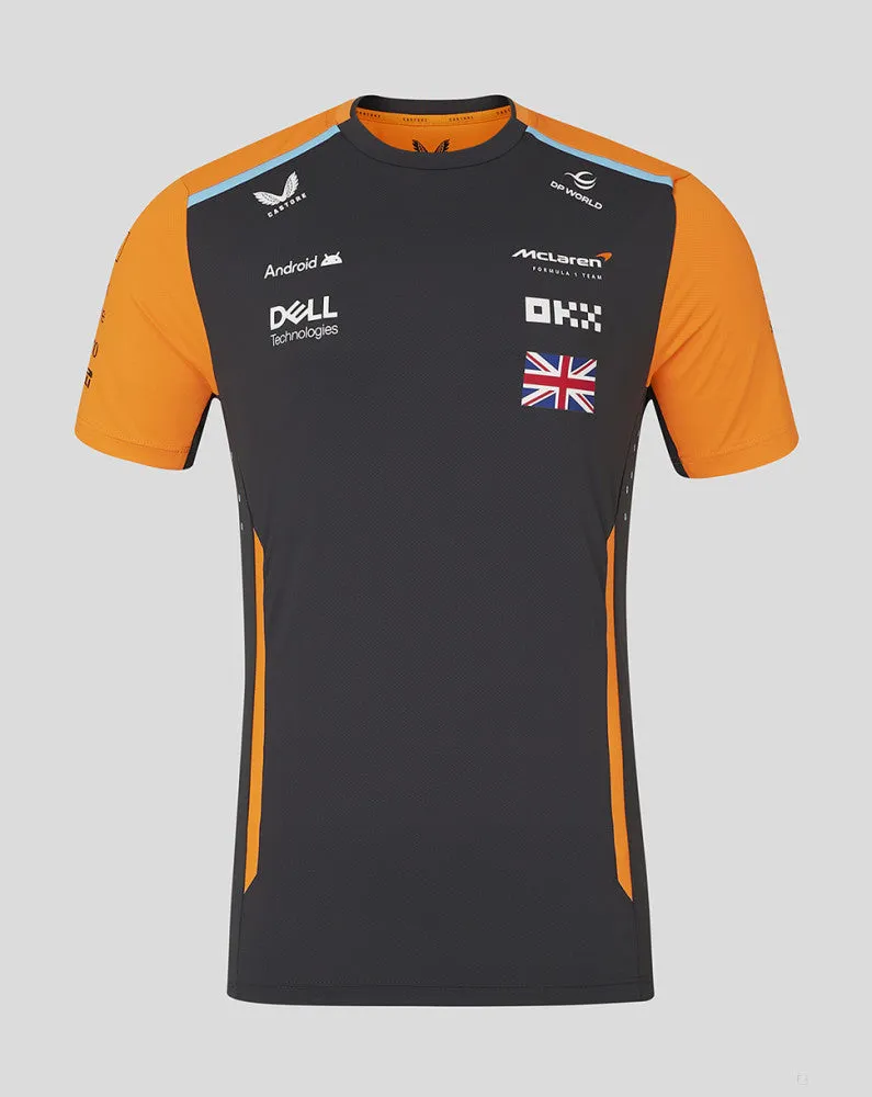 McLaren t-shirt, Castore, Lando Norris, gray