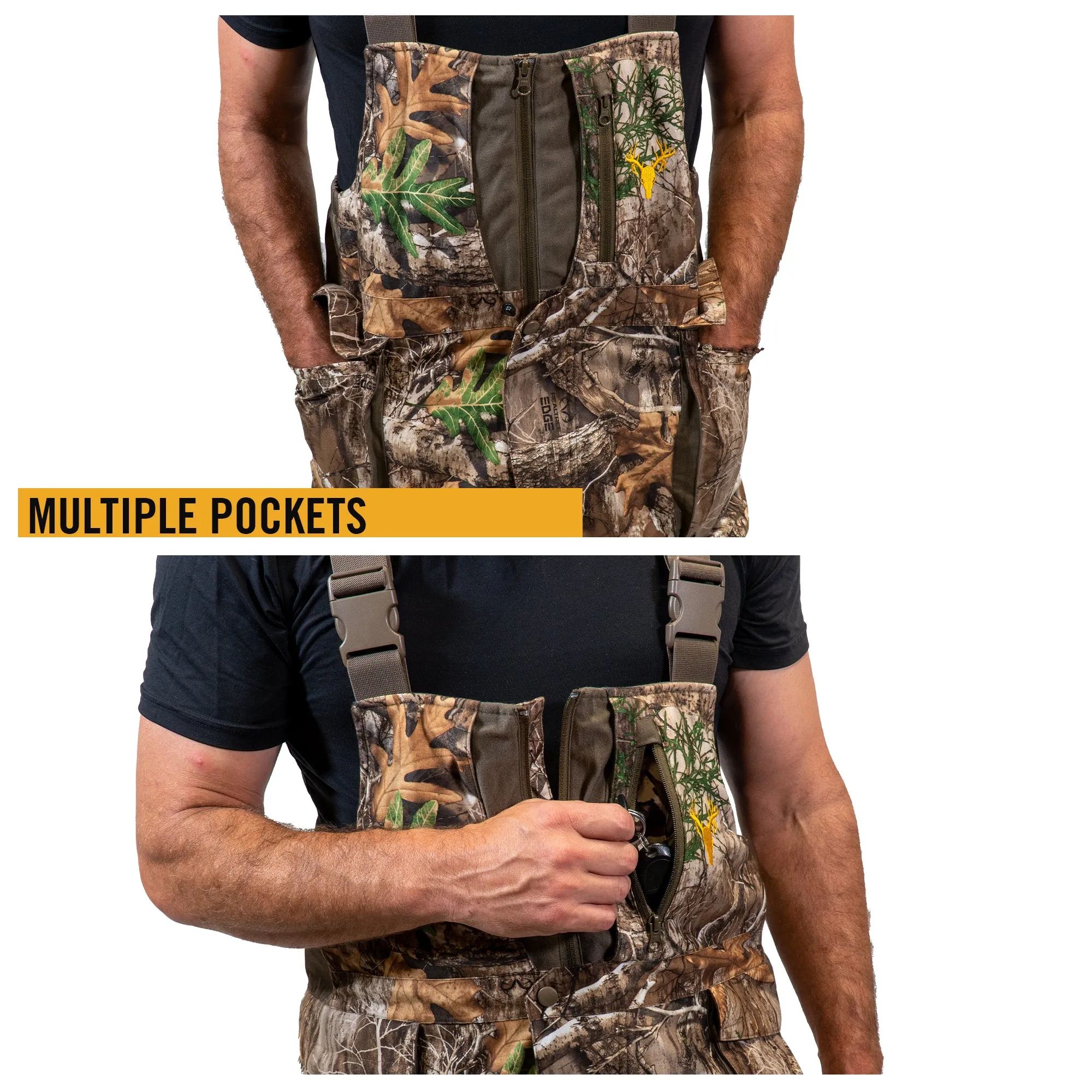 Men's Elite Insulated Camo Hunting Bib