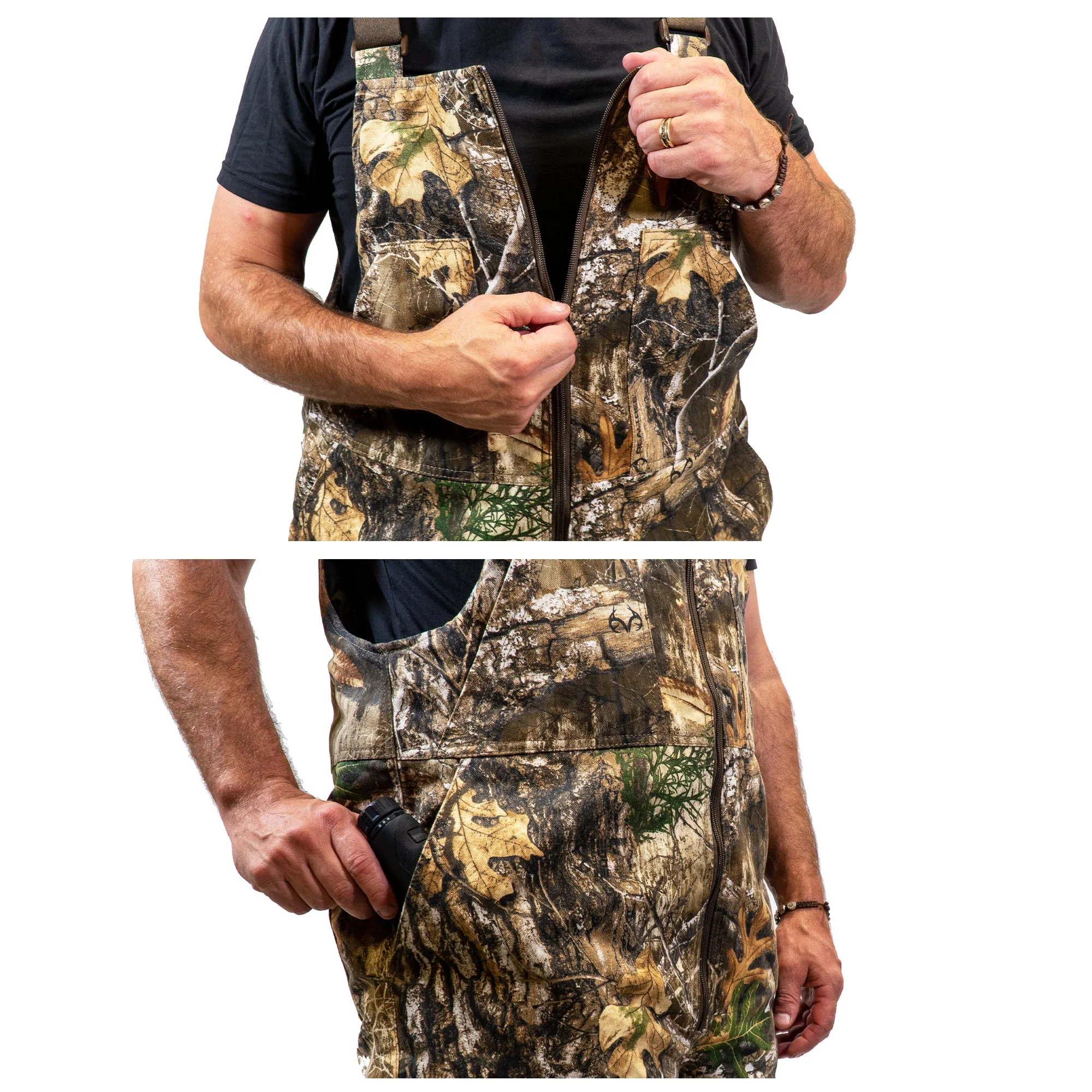 Men's Insulated Twill Bib